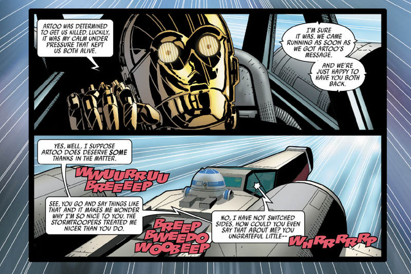 Illustration for article titled The Latest Star Wars Comic Is All About What an Unbelievable Badass R2-D2 Is